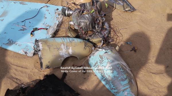 إسقاط طائرة حوثية متفجّرة في قرية بحرض حجة (فيديو)