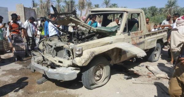 جرحى مدنيون في انفجار عبوة ناسفة في عدن