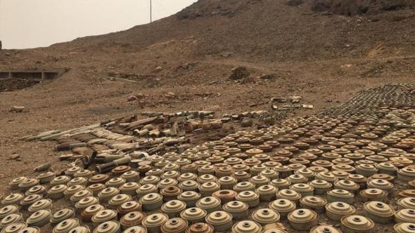 مسام ينزع 92459 لغما حوثيا في اليمن 