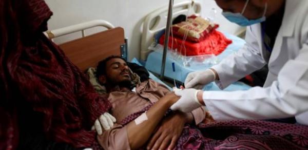 وفاة 100 حالة بوباء الكوليرا في تعز